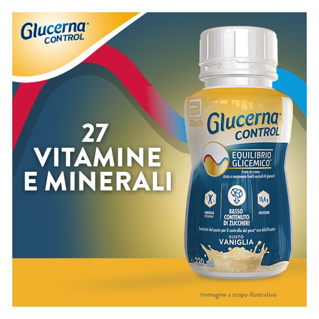 Abbott Glucerna Control Vaniglia 4x220 Ml