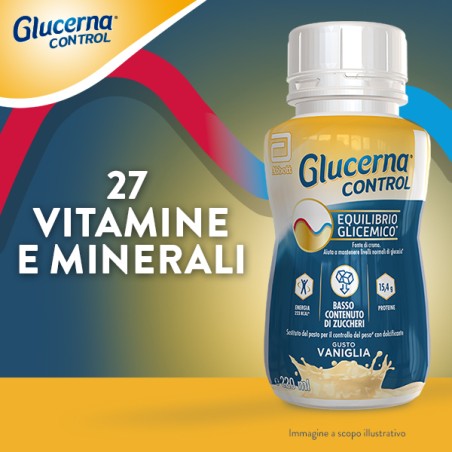 Abbott Glucerna Control Vaniglia 4x220 Ml