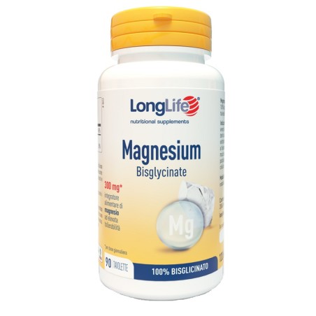 Longlife Magnesium Bisglycinate 90 Tavolette Senza Glutine
