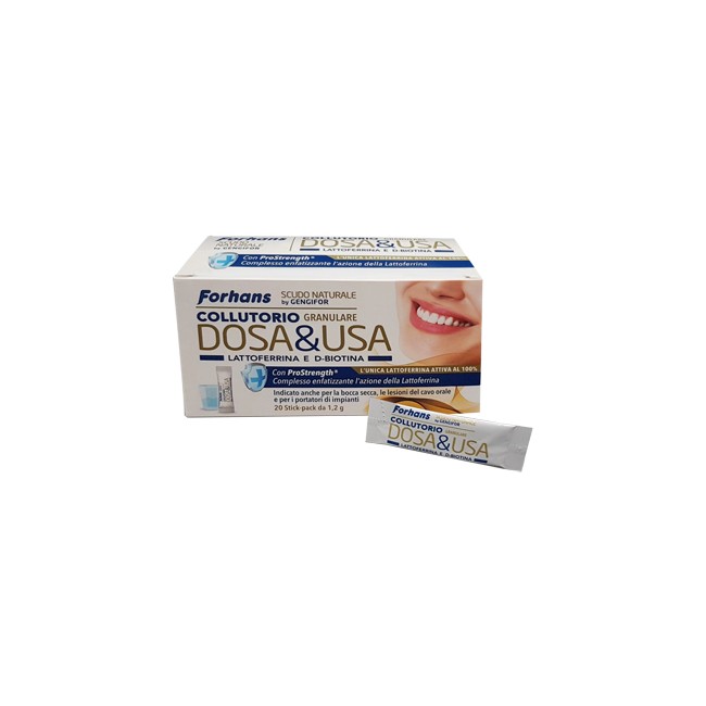 Forhans Dosa & Usa Collutorio Granulare 20 Stick