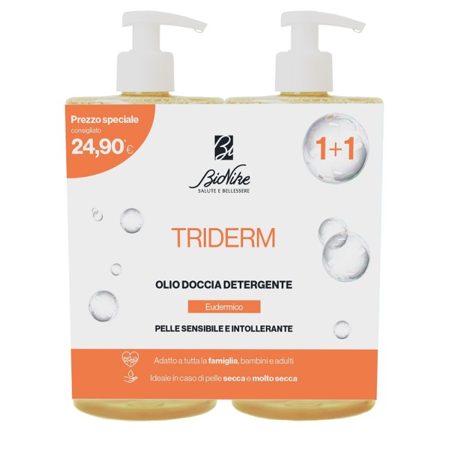 Bionike Triderm Bipack Olio Doccia Detergente 750 Ml