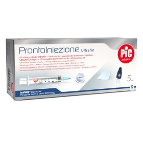 Theras Consumer Health Prontoiniezione Ultrafin Kit Siringa Sterile 5 Ml Gauge 23 10 Pezzi + Tamponcino Assorbente Monouso + Apr