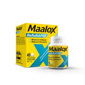 Maalox reflurapid 40 compresse masticabili
