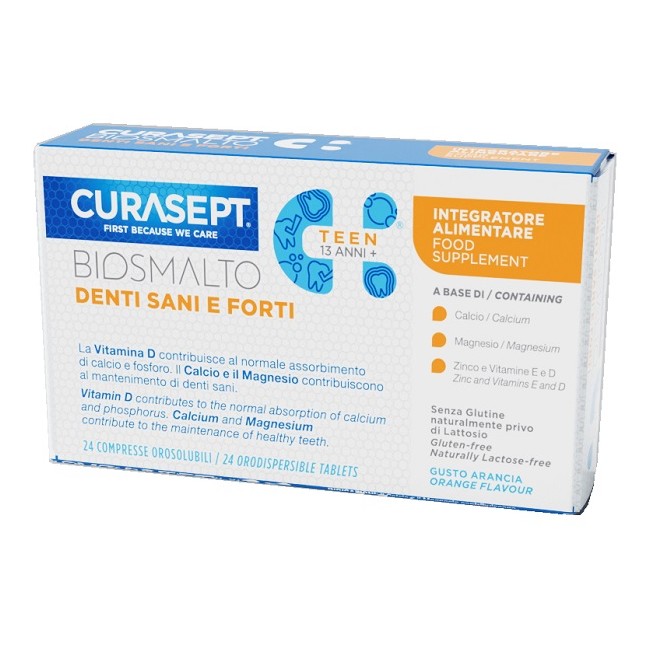 Curasept Biosmalto Teen 24 Compresse Curasept Biosmalto Teen 24 Compresse