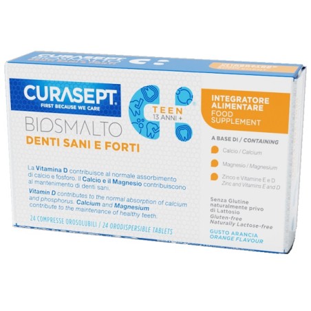 Curasept Biosmalto Teen 24 Compresse Curasept Biosmalto Teen 24 Compresse