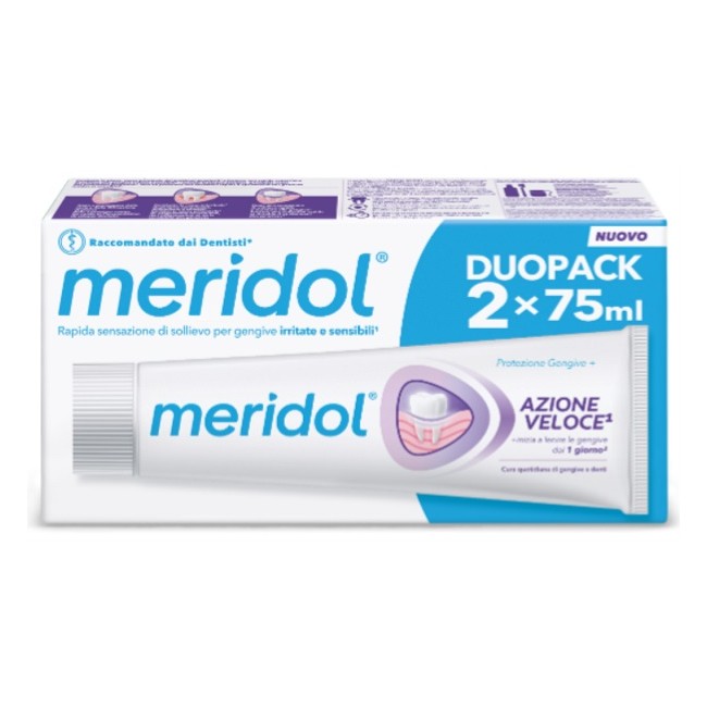 Colgate Meridol Dentifricio Azione Veloce 75 Ml Bitubo