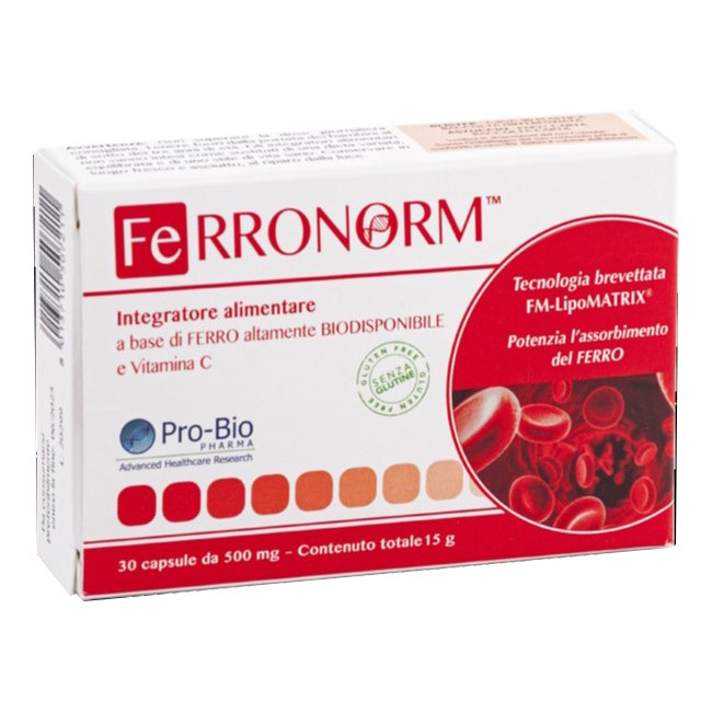 Pro-bio Pharma Ferronorm 30 Capsule Pro-bio Pharma Ferronorm 30 Capsule