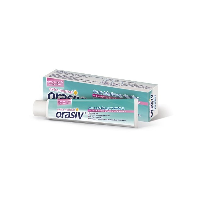 Nova Argentia Orasiv Extra Neutral Pasta Adesiva Per Dentiere 40 G