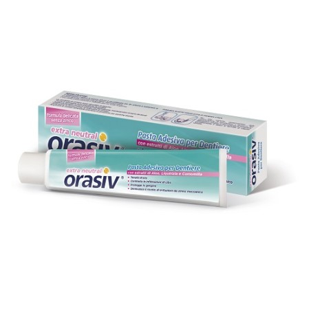 Nova Argentia Orasiv Extra Neutral Pasta Adesiva Per Dentiere 40 G