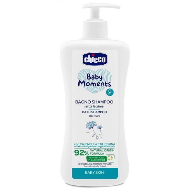 Chicco Baby Moments Bagno Shampoo Delicate 500 Ml