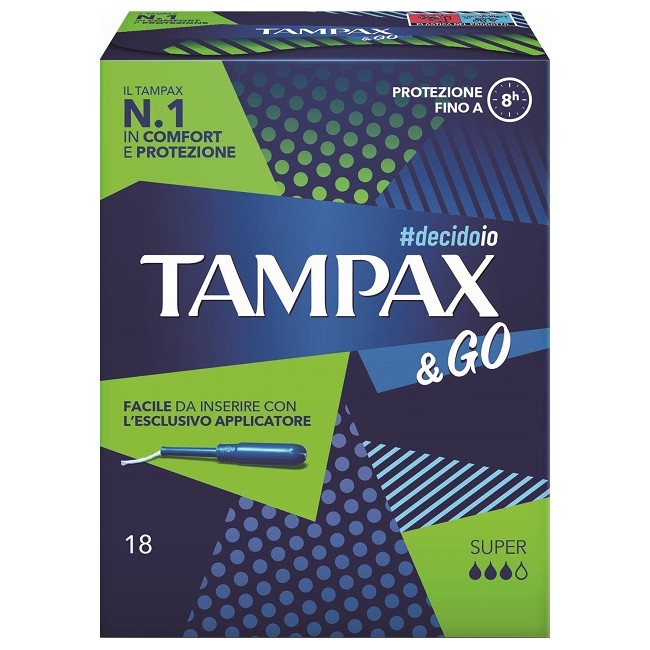 Fater Tampax &go Super 18 Pezzi Fater Tampax &go Super 18 Pezzi