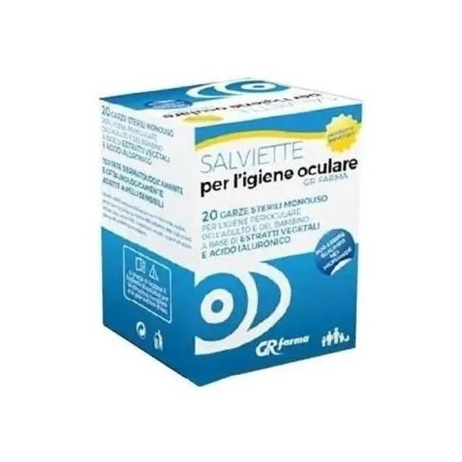 Gr Farma Salviette Per L'igiene Oculare 20 Pezzi