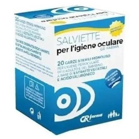 Gr Farma Salviette Per L'igiene Oculare 20 Pezzi