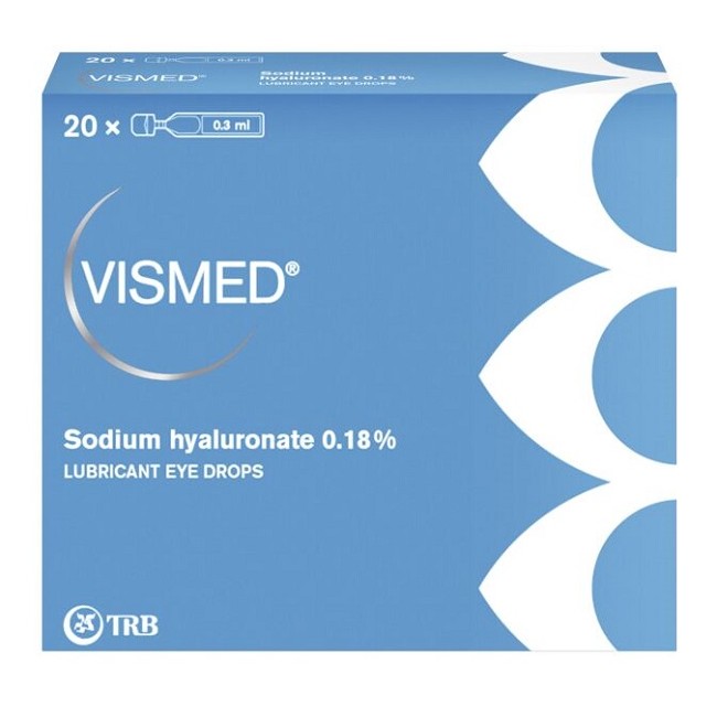 Trb Chemedica Collirio Lubrificante Vismed Con Acido Ialuronico 0,18% 20 Fialette X 0,3 Ml
