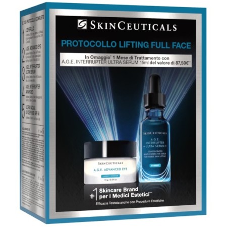 Skinceuticals Skinceutical Protocollo Lifting Full Face 1 Age Advanced Eye 15 Ml + Age Interrupter Ultra Serum 15 Ml