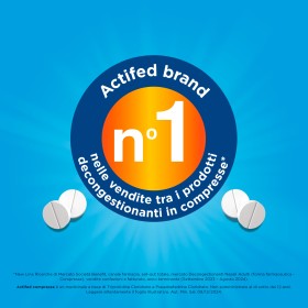 Confezione Actifed 2,5 mg compresse per congestione nasale e raffreddore Confezione Actifed 2,5 mg compresse per congestione nasale e raffreddore