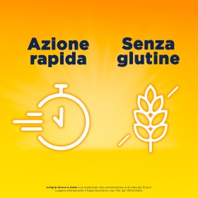 Actigrip Giorno & Notte 12 Compresse Giorno 500mg + 4 Compresse Notte 60mg. Doppia formula: attivo di giorno, riposato di notte