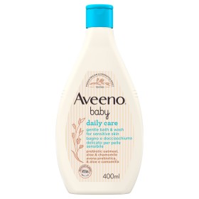 Flacone Aveeno Baby Fluid detergente delicato per pelle sensibile 400 ml
