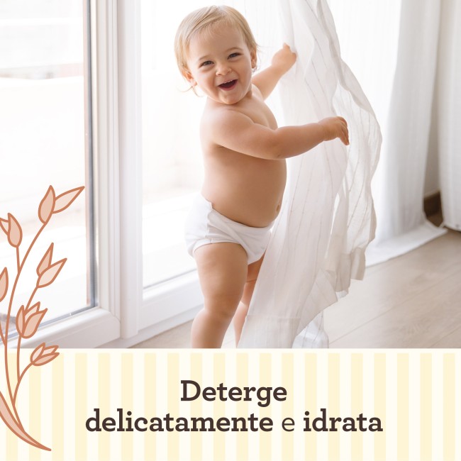 Flacone Aveeno Baby Fluid detergente delicato per pelle sensibile 400 ml