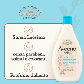 Flacone Aveeno Baby Fluid detergente delicato per pelle sensibile 400 ml