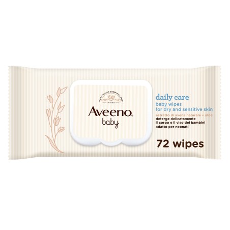 Confezione di salviettine delicate Aveeno Baby 72 pezzi Confezione di salviettine delicate Aveeno Baby 72 pezzi