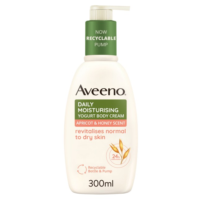 Aveeno Crema Corpo Yogurt Albicocca&miele 300 Ml Aveeno Crema Corpo Yogurt Albicocca&miele 300 Ml