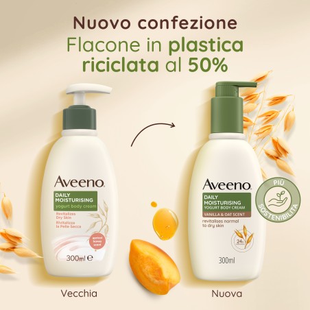 Aveeno Crema Corpo Yogurt Albicocca&miele 300 Ml Aveeno Crema Corpo Yogurt Albicocca&miele 300 Ml