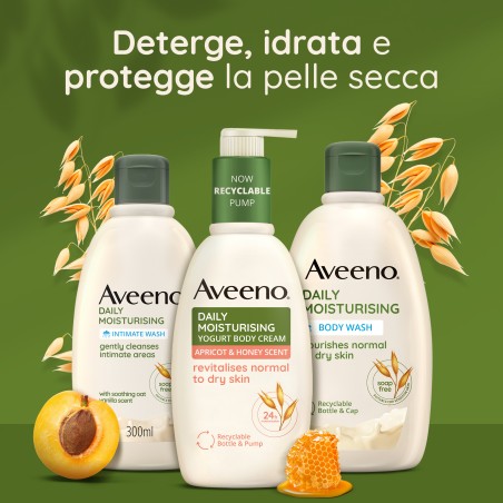 Aveeno Crema Corpo Yogurt Albicocca&miele 300 Ml Aveeno Crema Corpo Yogurt Albicocca&miele 300 Ml