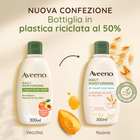 Aveeno Bagno Doccia Yogurt Albicocca&miele 300ml Aveeno Bagno Doccia Yogurt Albicocca&miele 300ml