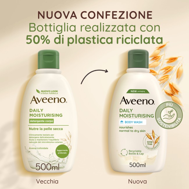 Aveeno Detergente Corpo Bagnodoccia 500 Ml