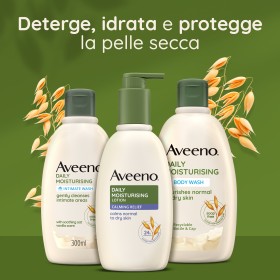 Crema corpo Aveeno Daily Moisturising alla lavanda con dispenser pump 300 ml