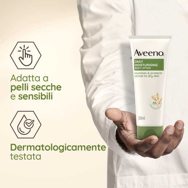 Crema idratante corpo Aveeno per uso quotidiano 200 ml
