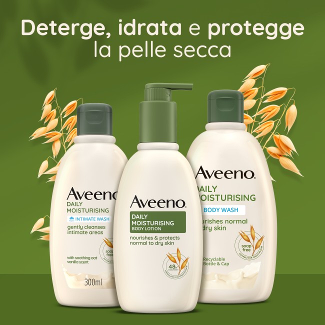 Crema idratante corpo Aveeno per pelle secca e sensibile 300 ml