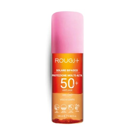 Rougj Solare Bifasico SPF50+ protezione anti-age fotoinvecchiamento 100 ml