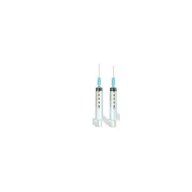 Safety Siringa 5 Ml Ago Gauge 21 Numero 2 Cono Centrale 1 Pezzo