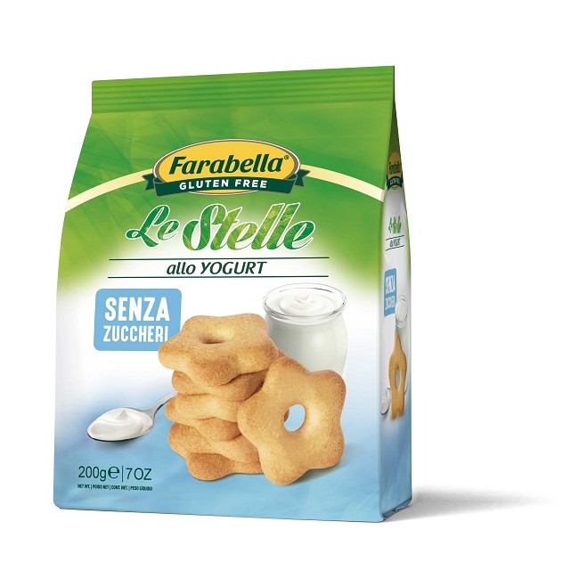 Bioalimenta Farabella Biscotti Le Stelle Yogurt Senza Zucchero 200 G Bioalimenta Farabella Biscotti Le Stelle Yogurt Senza Zucchero 200 G