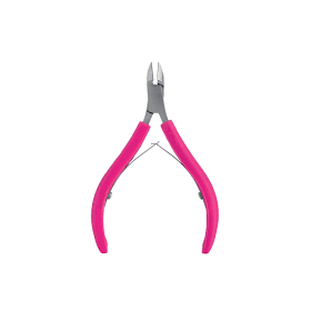 Trouss Milano Tronchese per Cuticole Mani in Acciaio Inossidabile Argento e Viola