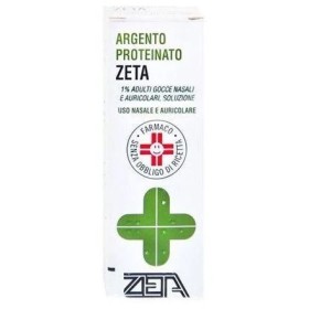 Zeta Farmaceutici Argento Proteinato Zeta Bambini 0,5% Gocce Nasali E Auricolari, Soluzione Argento Proteinato Zeta Adulti 1% Go