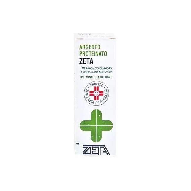 Zeta Farmaceutici Argento Proteinato Zeta Bambini 0,5% Gocce Nasali E Auricolari, Soluzione Argento Proteinato Zeta Adulti 1% Go Zeta Farmaceutici Argento Proteinato Zeta Bambini 0,5% Gocce Nasali E Auricolari, Soluzione Argento Proteinato Zeta Adulti 1% Go