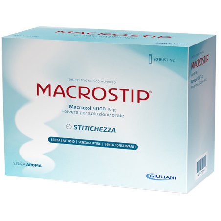 Giuliani Macrostip 20 Bustine 10 G Senza Glutine Senza Lattosio