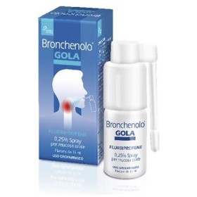 Bronchenolo Gola 2,5mg Spray per Mucosa Orale Flacone da 15ml