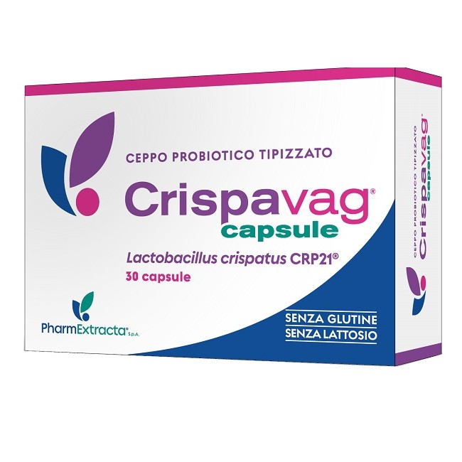 Pharmextracta Crispavag 30 Capsule Senza Glutine Senza Lattosio Pharmextracta Crispavag 30 Capsule Senza Glutine Senza Lattosio
