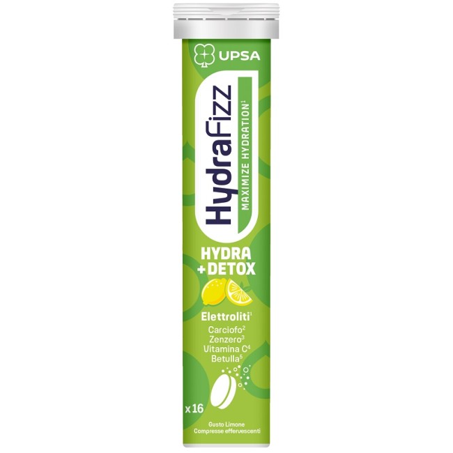 Upsa Hydrafizz Detox Maximize Hydration 16 Compresse Effervescenti