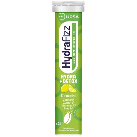 Upsa Hydrafizz Detox Maximize Hydration 16 Compresse Effervescenti
