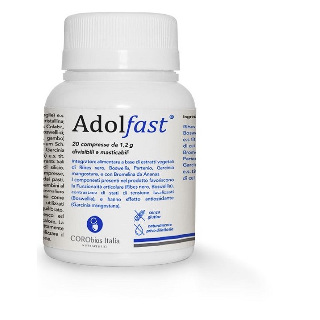 Corobios Italia Nutraceut. Adolfast 20 Compresse Masticabili In Flacone