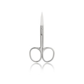 Trouss Milano Forbici Punta Curva Piccola per Unghie in Acciaio Inossidabile Colore Argento