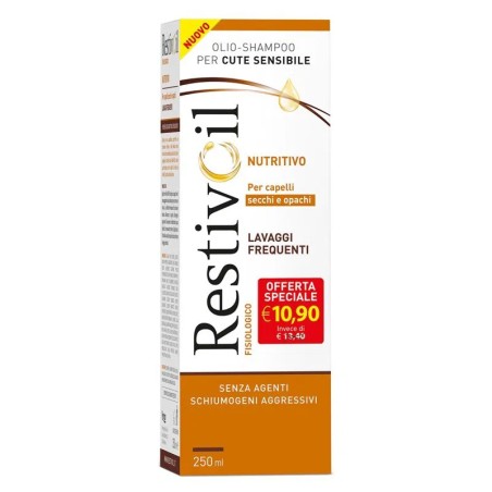 Restivoil Fisiologico Nutritivo Shampoo per Capelli Secchi e Opachi 250 ml Restivoil Fisiologico Nutritivo Shampoo per Capelli Secchi e Opachi 250 ml