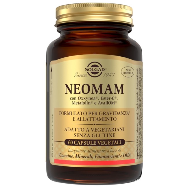 Solgar Neomam 60 Capsule Vegetali Senza Glutine Solgar Neomam 60 Capsule Vegetali Senza Glutine