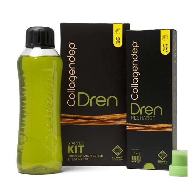 Erbozeta Collagendep Dren Limone Starter Kit 12 Pezzi + 1 Bottiglia