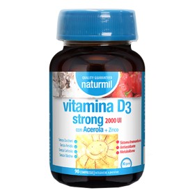 Dietmed Italia Naturmil Vitamina D3 Strong 2000 Ui 90 Compresse